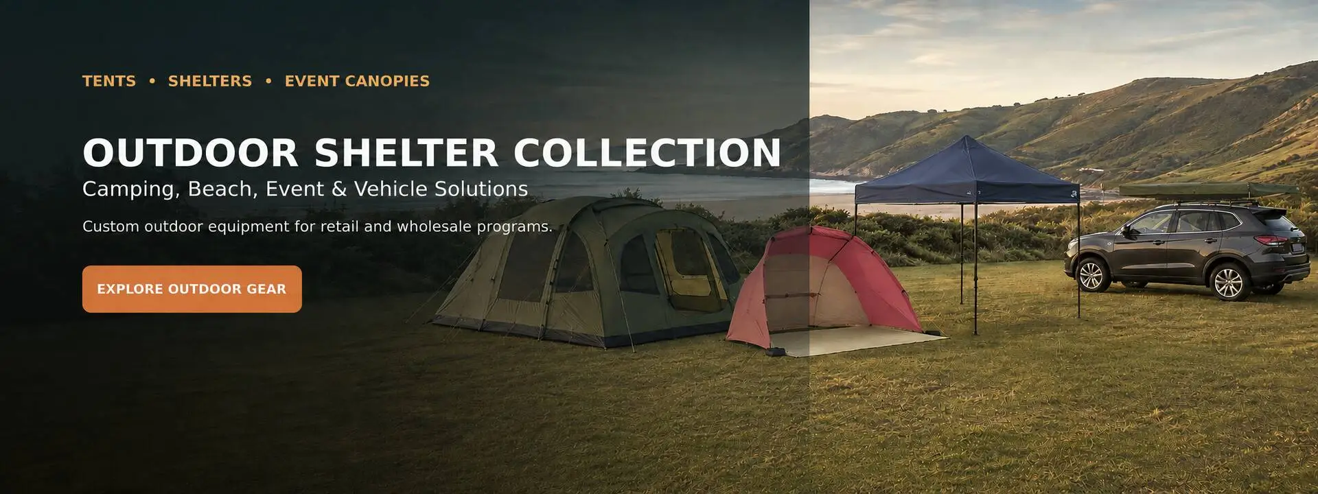 Langlebiges und sicheres Outdoor-Zelt