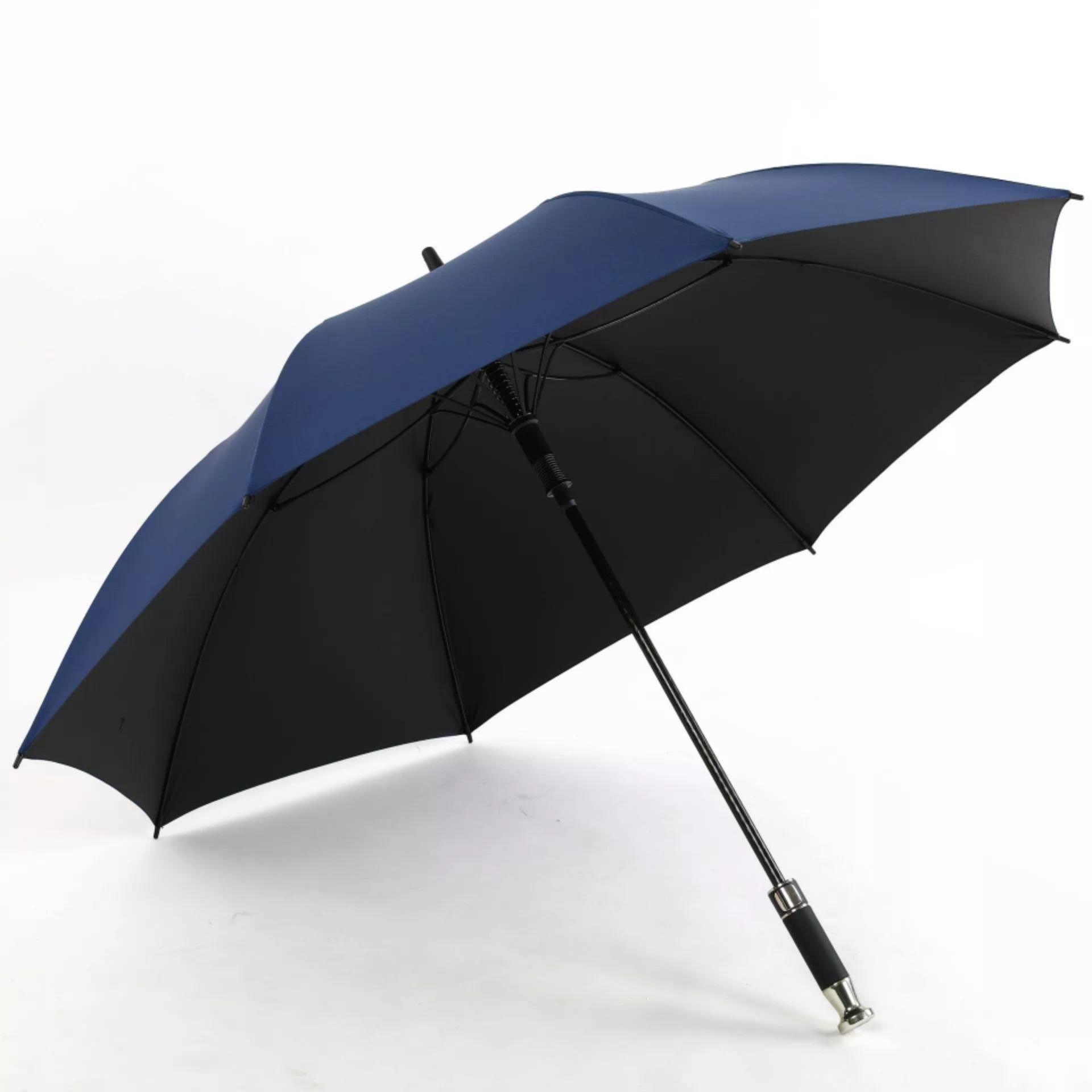 121 cm großer, belüfteter Golfschirm mit individuellem Logo und geradem Griff
