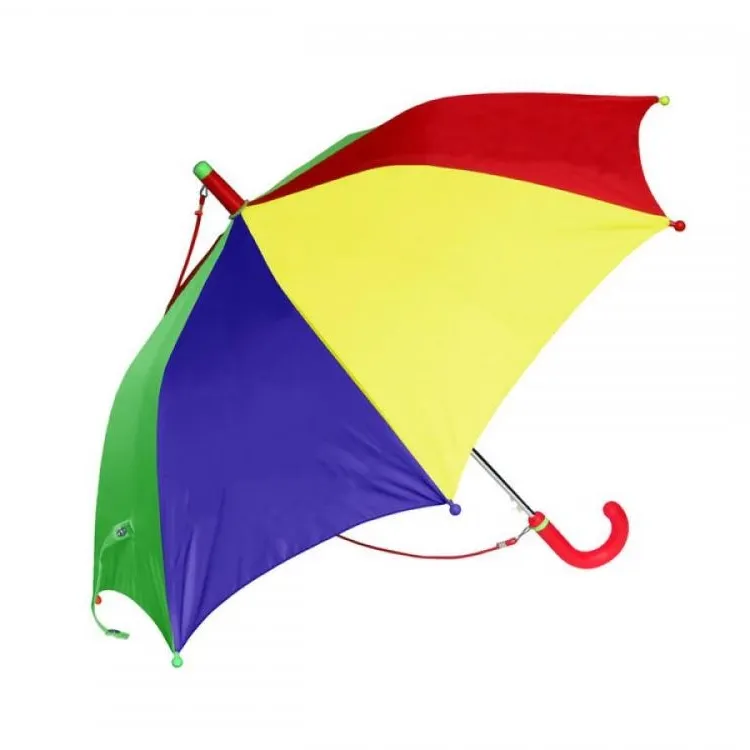 Automatischer Kinderregenschirm in Regenbogenfarben